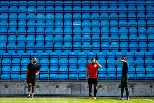 Haitam Aleesami of the Norwegian national football team