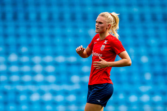 Kristine Leine of the Norwegian national football team