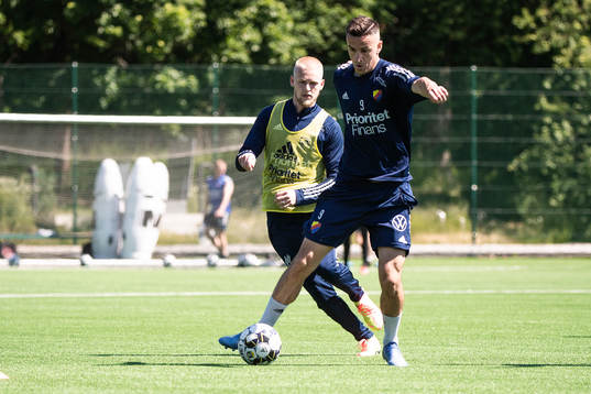 Kalle Holmberg och Haris Radetinac