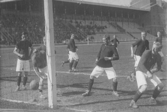 Fotboll, AIK - Köpenhamn. AIKs andra mål. Stockholms