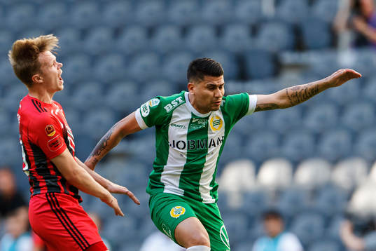 Hammarbys Paulinho tilldelas en varning