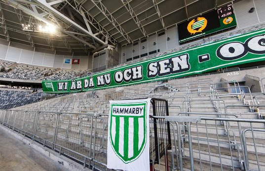 Tomma läktare på Tele2 Arena