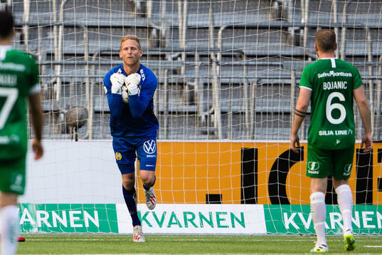 Hammarbys målvakt David Ousted
