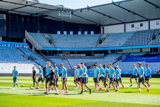 Spelarna på Eleda Stadion