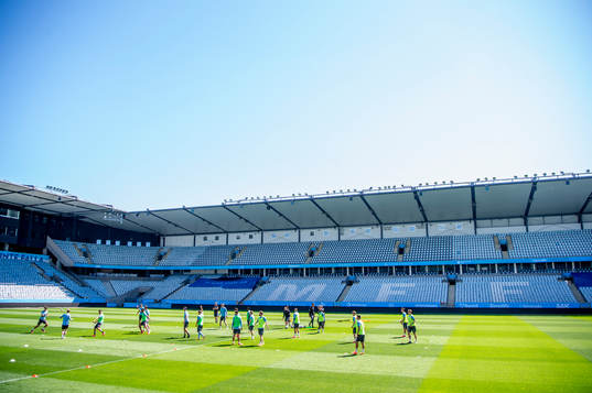 Spelarna på Eleda Stadion