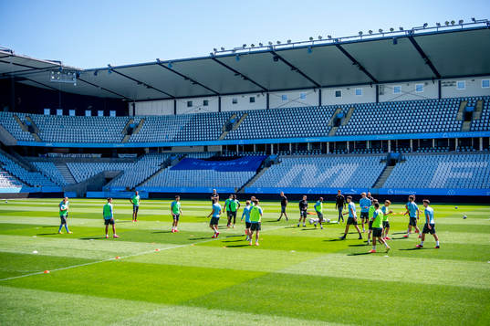 Spelarna på Eleda Stadion