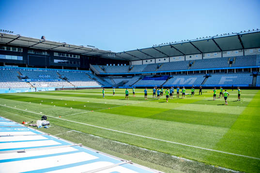 Spelarna på Eleda Stadion
