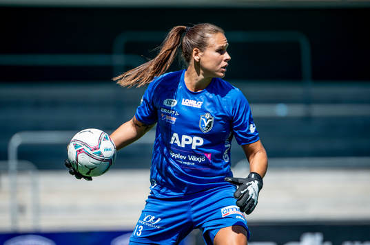 Växjös målvakt Katlynn Fraine