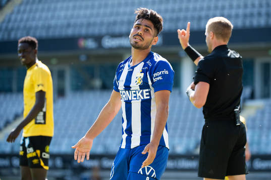 IFK Göteborgs Hosam Aiesh deppar