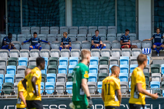 IFK Göteborgs avbytare på läktaren