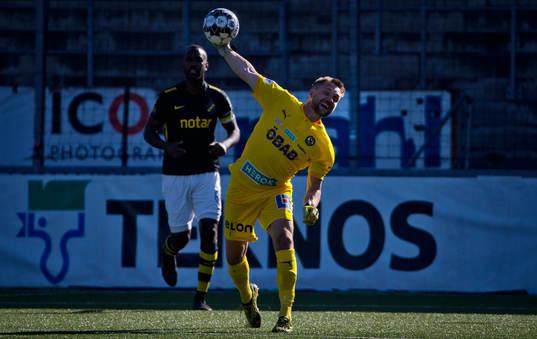 Örebros målvakt Oscar Jansson