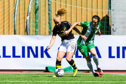s Sophia Redenstrand och Hammarbys Helén Eke