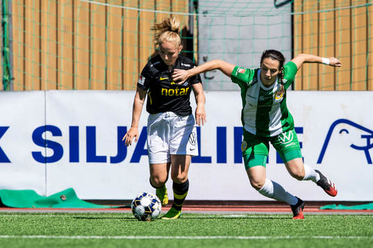 s Sophia Redenstrand och Hammarbys Helén Eke
