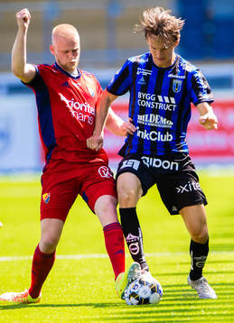 Djurgårdens Kalle Holmberg och Sirius Hjalmar Ekdal