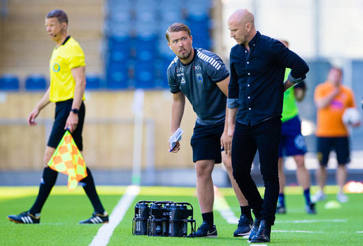 Sirius assisterande tränare Theodor Olsson och tränare