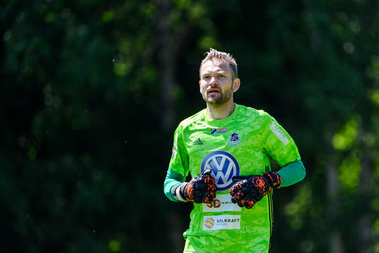 Lindomes målvakt John Alvbåge