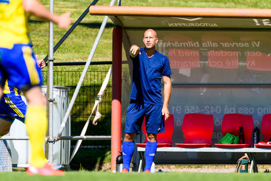 Eskilsminnes tränare Mattias Lindström