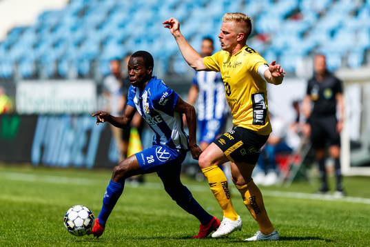 IFK Göteborgs Alhassan Yusuf och Elfsborgs Per Frick