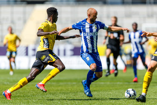 Elfsborgs Joseph Okumu och IFK Göteborgs Robin Söder