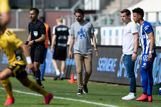 IFK Göteborgs tränare Poya Asbaghi och assisterande
