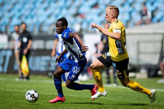 IFK Göteborgs Alhassan Yusuf och Elfsborgs Per Frick