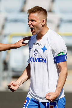 IFK Norrköpings Christoffer Nyman jublar