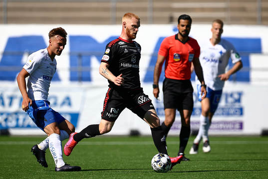 IFK Norrköpings Henrik Castegren och Kalmars Nils Fröling