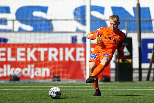 IFK Norrköpings målvakt Isak Pettersson