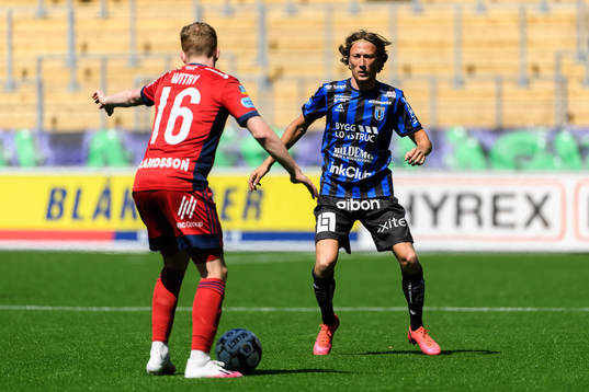Djurgårdens Aslak Witry och Sirius Axel Björnström