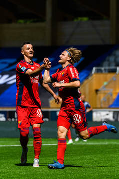 under fotbollsmatchen i Allsvenskan mellan Sirius och