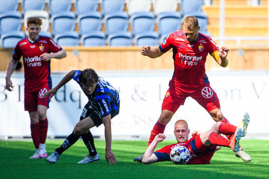 Djurgårdens Kalle Holmberg och Jesper Karlström