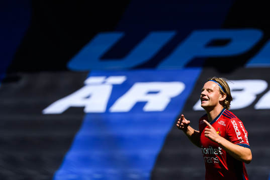 Djurgårdens Oscar Pettersson jublar