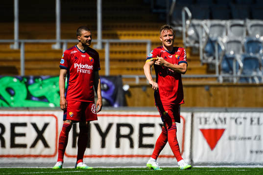 Djurgårdens Erik Berg och Fredrik Ulvestad