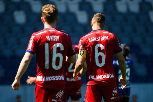 Djurgårdens Aslak Witry och Jesper Karlström