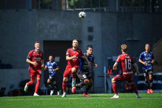 Djurgårdens Jacob Une Larsson och Sirius Stefano Vecchia