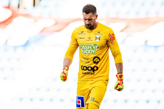 Varbergs målvakt Stojan Lukic