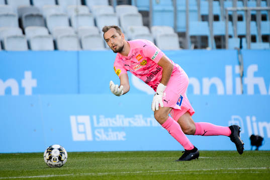 Mjällbys målvakt Carl-Johan Eriksson