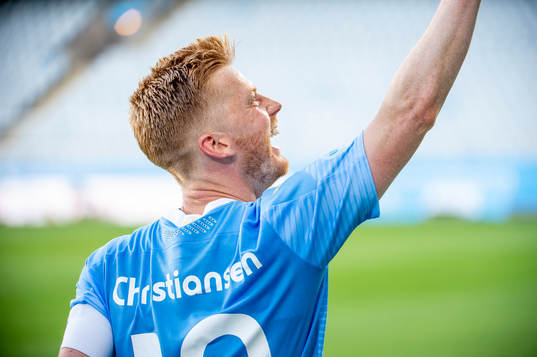 Malmö FFs Anders Christiansen jublar