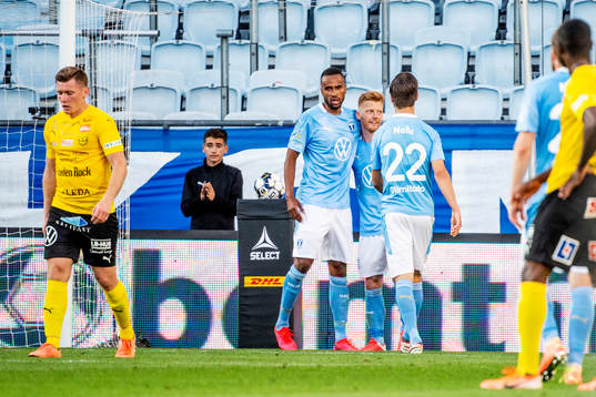 Malmö FFs Anders Christiansen jublar