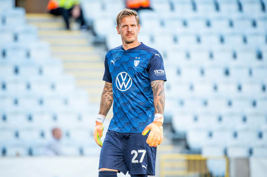 Malmö FFs målvakt Johan Dahlin