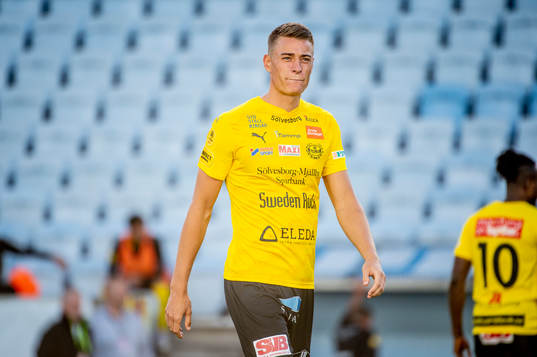 Mjällbys Jesper Löfgren deppar