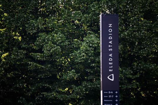 Exteriörbild utanför Eleda Stadion