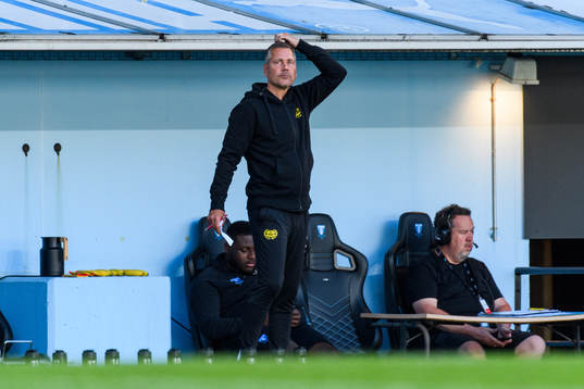 Mjällbys tränare Marcus Lantz