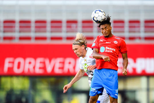 Varbergs Hampus Zachrisson och Helsingborgs Joseph Ceesay