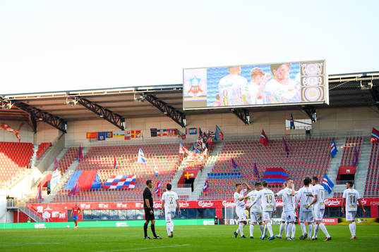 Varbergs spelare jublar