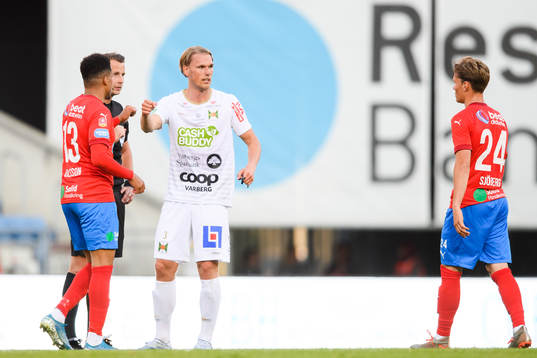 Varbergs Hampus Zachrisson och Helsingborgs Martin Olsson