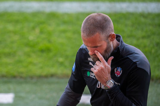 Helsingborgs tränare Olof Mellberg