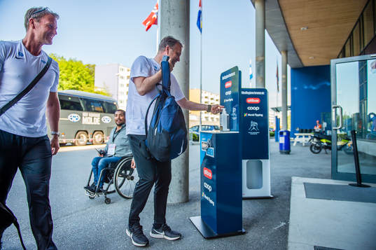 Erling Moe, head coach of Molde, arrives
