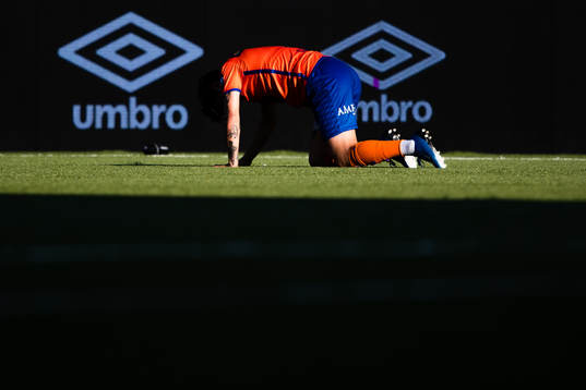 Niklas Fernando Nygaard Castro of Aalesund looks dejected