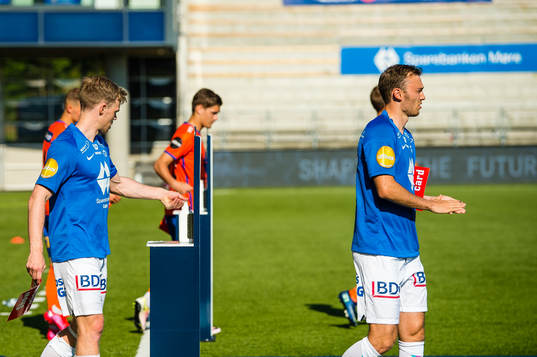 Erling Knudtzon and Fredrik Aursnes of Molde